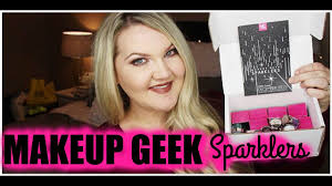 makeup geek sparklers swatches you