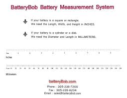 Watch Battery Measurement Guidelines And Printable Chart