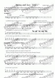 1 Beginner S Course Swing And Jazz Trombone For Worksheets By Johnny Jones Sheet Music Pdf File To Download