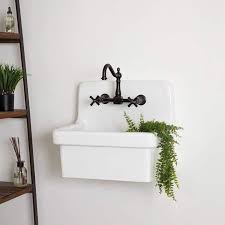 Wall Mount Porcelain Bathroom Sink