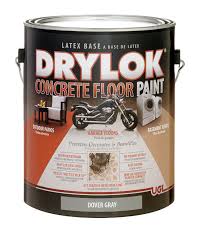 drylok flat dover gray latex concrete