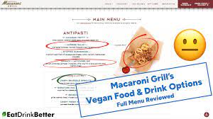 romano s macaroni grill vegan food