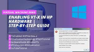 how to enable vt x in hp hardware