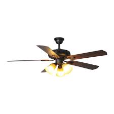 Wicker, rattan, wood, and plastic ceiling fan blades are available in every home improvement store and throughout the internet. Hampton Bay Glendale 52 In Led Indoor Oil Rubbed Bronze Ceiling Fan With Light Kit Ag524 Orb The Home Depot