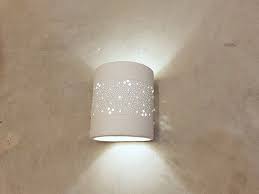 Wall Light Small Cylinder Ceramic