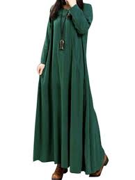 Crew Neck Maxi Dress With Pocket From Berrylook Com In 2019