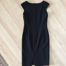 Agnona Italian Wool Faille V Neck Sleeveless Dress