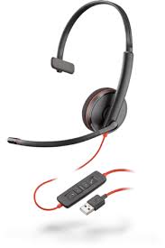 Blackwire 3200 Series Corded Uc Headset Plantronics Now Poly
