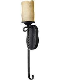 Casa Candle Sconce With Curled Pendant