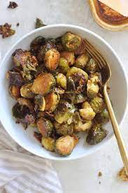 easy crispy maple brussels sprouts