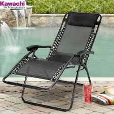 Black Metal Relax Chair For Outdoor At