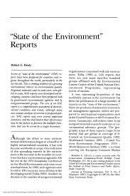 pdf state of the environment reports