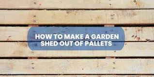 A Garden Shed Out Of Pallets