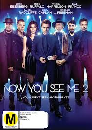 With a new member in the fold, the four horsemen use their power of illusion in a heist involving a shady tycoon and revolutionary tech device. Now You See Me 2 Dvd Buy Now At Mighty Ape Nz