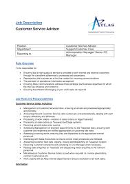 My Publications Customer Service Advisor Job Description Page 1