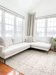 how to arrange pillows on a sectional