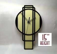 Handmade Art Deco Style Wall Clock 07lb