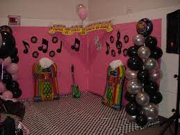 If you are feeling nostalgic for the simple ages of america in the 1950s or just feel like throwing a sock hop party, we've got tons of 50s decoration ideas and supplies to turn your party into the biggest shindig of the year! Pin By Michelle Lehde On School Events 50s Theme Parties Sock Hop Party 50s Party Decorations