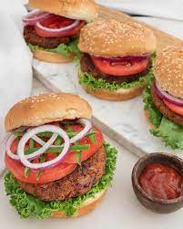y red bean burger plant based on