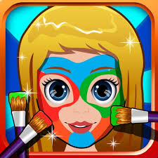 baby face paint makeover spa fashion