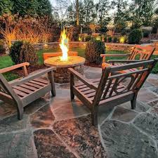 Bring the indoors out and the outdoors alive with the seattle fire pit! Fire Pit Flagstone Patio The Motion Patio
