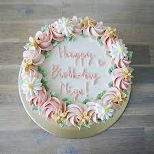 The most common pastel floral cake material is ceramic. Birthday Cake Floral Cake Design Cake Cake Decorating