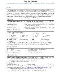 Example Of Functional Resume For A Student   Free Resume Example    