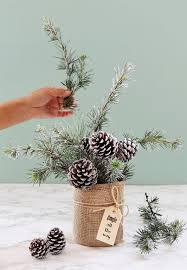 Diy tabletop christmas trees are easy and quick to make. Snowy Tree Winter Christmas Diy Table Decoration In 20 Minutes A Piece Of Rainbow
