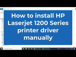 Download the latest drivers, firmware, and software for your hp laserjet 1200 printer.this is hp's official website that will help automatically detect and download the correct drivers free of cost for your hp computing and printing products for windows and mac operating system. How To Install Hp Laserjet 1200 Series Printer Driver Manually By Using Its Basic Driver Youtube
