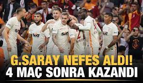 Galatasaray 4 maç sonra kazandı! - Tüm Spor Haber
