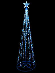 Blue Cool White Led String 3d Conical