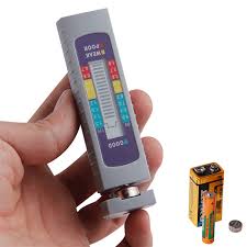 Aa Aaa 1 5v 9v Lithium Battery Tester Digital Button Battery Capacity Checker Power Measuring Tool