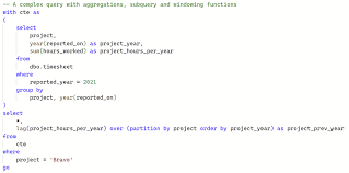 ctes views or temp tables azure sql