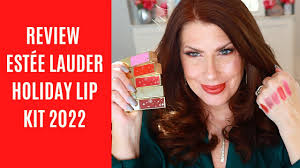 review estee lauder holiday lip kit