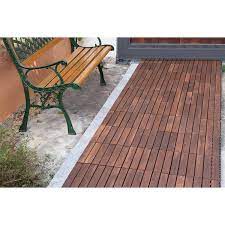 Patio Deck Tile Outdoor Striped Pattern