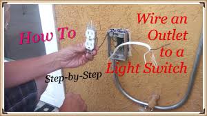 Some brands of light switch may have slightly different labeling. How To Wire An Outlet Off A Switch The Shack Youtube