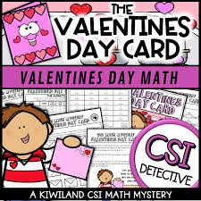 Valentines Day Math Mystery Csi