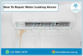 how to repair water leaking aircon
