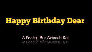 birthday poem in hindi for friend