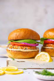 healthy salmon burgers easy ready in
