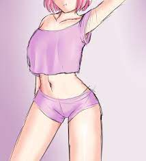 Natsuki showing off a new outfit (@mocca_bun on Twitter) : r/DDLC