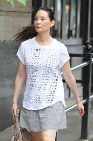 lucy liu cal style out in new york