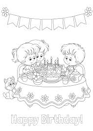 To make it more interesting you can get your kid to cut who doesn't like birthday parties! 55 Best Happy Birthday Coloring Pages Free Printable Pdfs