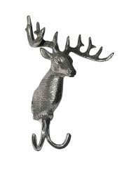 wall mount deer coat stag hook cloth