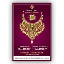 jewellery poster templates psd design