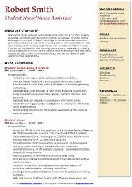 student nurse resume sles qwikresume
