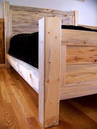 Wood Bed Frame Diy Rustic Bed Frame