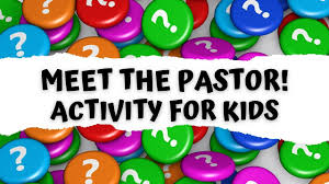 pastor appreciation activity for kids