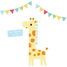 Personalised Childrens Height Chart Stickers Nursery Ideas