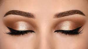 brown halo smokey eye makeup tutorial